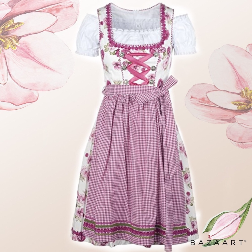 Beautiful Size 2 Ramona Lippert Dirndl w Apron